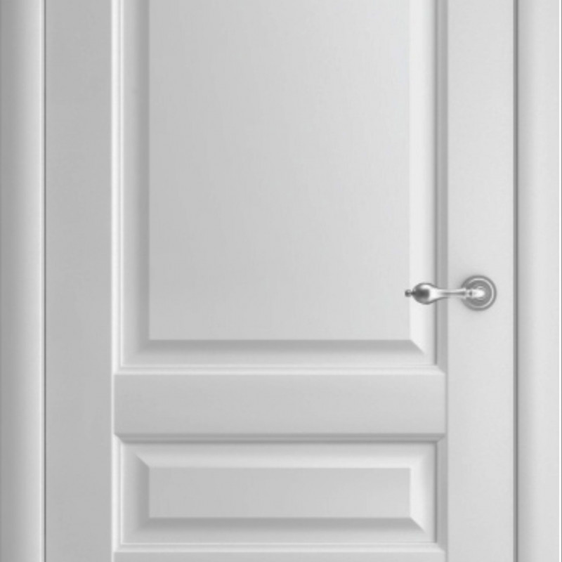 Межкомнатная дверь LuxDoors Ermitaj-2 Винил  Платина стекло Ромб