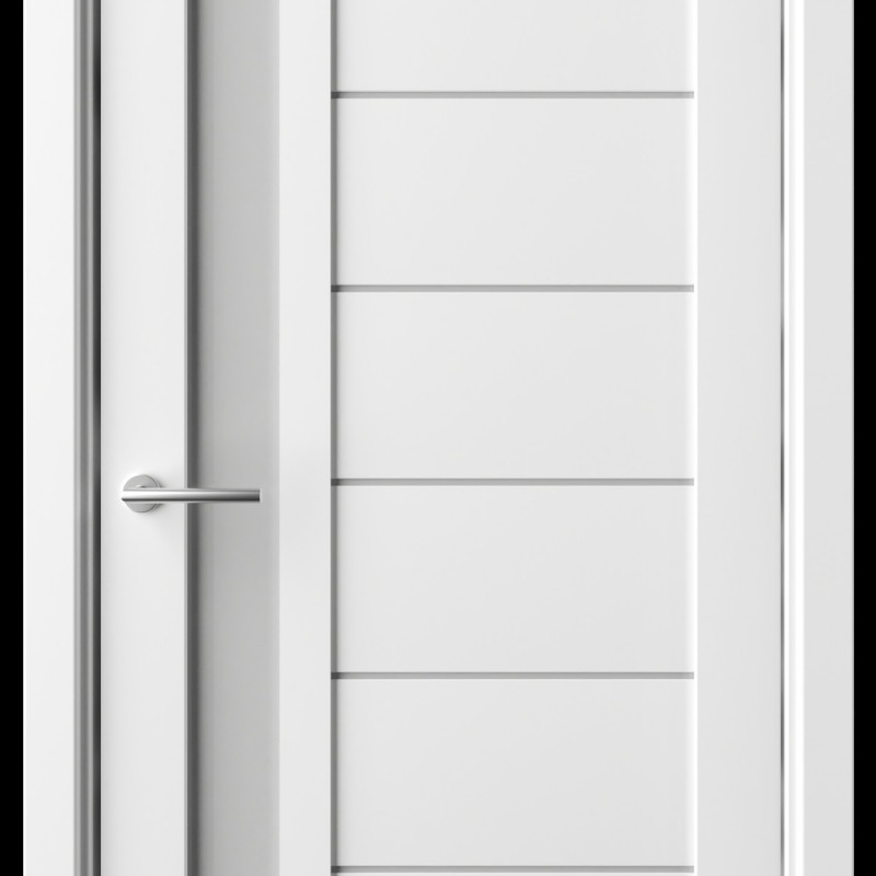 Межкомнатная дверь LuxDoors Sevilia Винил Белый стекло Матовое Межкомнатная дверь LuxDoors Sevilia Винил Белый стекло Матовое