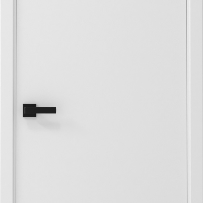 Межкомнатная дверь LuxDoors UNIC-1 Винил Белый Глухое контур Белый Межкомнатная дверь LuxDoors UNIC-1 Винил Белый Глухое контур Белый
