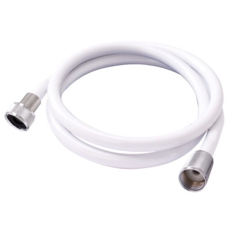 Furtun de duș Rubineta Con/Con PVC 150 cm, alb, 600067B Furtun de duș Rubineta Con/Con PVC 150 cm, alb, 600067B
