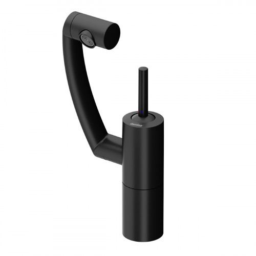 Baterie pentru bucătărie Damixa Arc cu pipă rotativă 3D, negru, 290007364