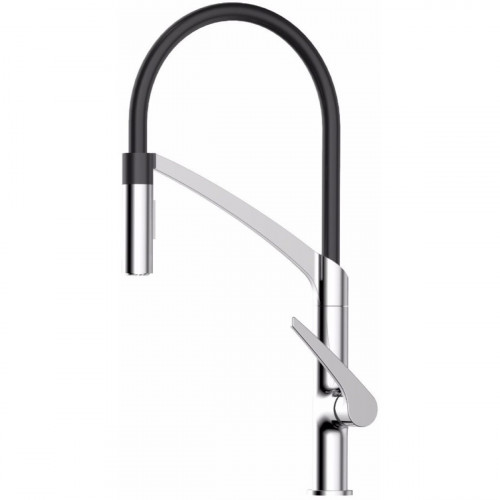 Baterie pentru bucătărie Rubineta Ultima-50, crom/negru, UL50008