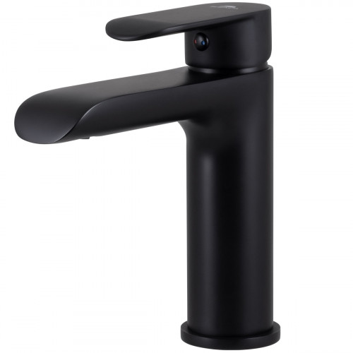 Baterie pentru lavoar Rubineta Ultra-18 N BK, negru mat, U80068N Baterie pentru lavoar Rubineta Ultra-18 N BK, negru mat, U80068N
