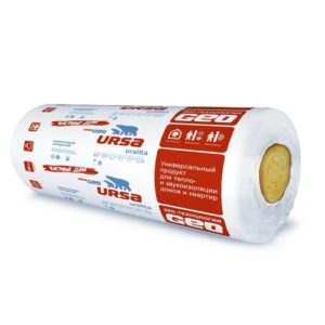URSA Lite - 50mm x 1.2m x 6.25m x 2 buc  /15.0m2/ vata fibre sticla