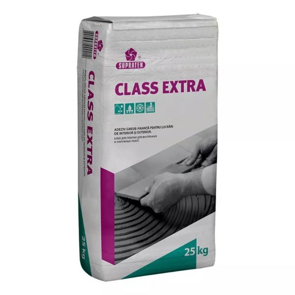 Клей для плитки CLASS EXTRA" серый 25 кг.